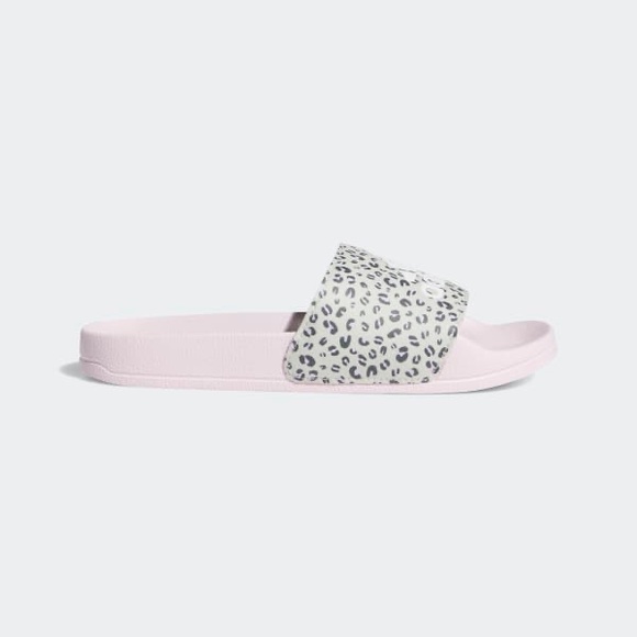 Adidas Pink Leopard Slides | Poshmark